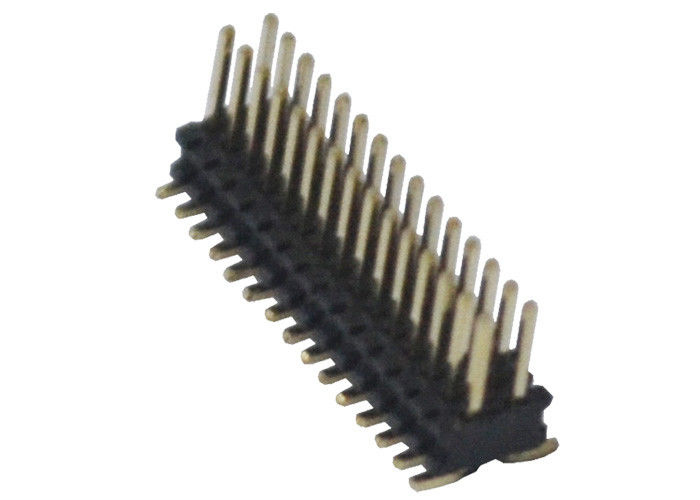 tipo de SMT de la fila del doble del conector del jefe del Pin 2x15 30 conector de la echada de 0,8 milímetros
