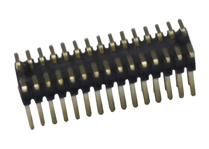 tipo de SMT de la fila del doble del conector del jefe del Pin 2x15 30 conector de la echada de 0,8 milímetros