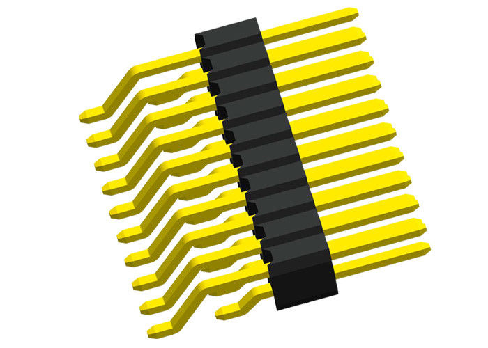 Tipo horizontal negro 1.27m m de SMT de la fila del jefe doble del Pin del jefe del Pin de 2x20