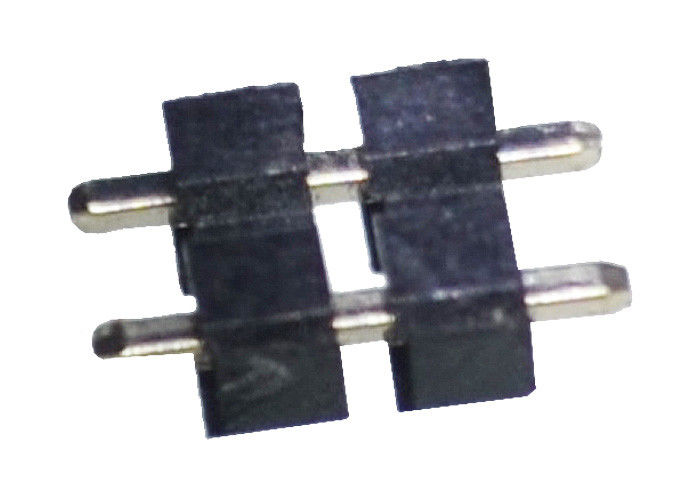 Conector doble del jefe del Pin del plástico 10 tipo conector pin de 180 grados del PWB