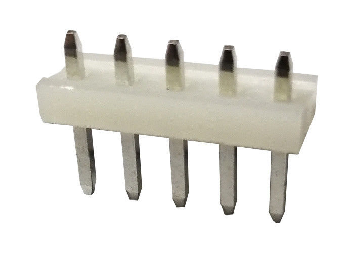 180 solo conector pin 3,96 milímetro X del conector 5 del jefe del Pin de la fila del grado 3,2 milímetros
