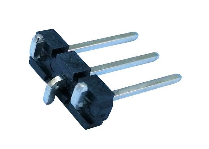 Solo tipo echada de SMT del conector del jefe del Pin de la fila de 3 Pin del negro 5.08x2.5m m