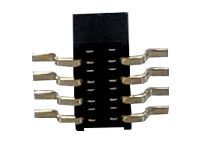 Tipo 1.27m m x 3.4m m de SMT de la fila del conector femenino del jefe de 8 Pin solo