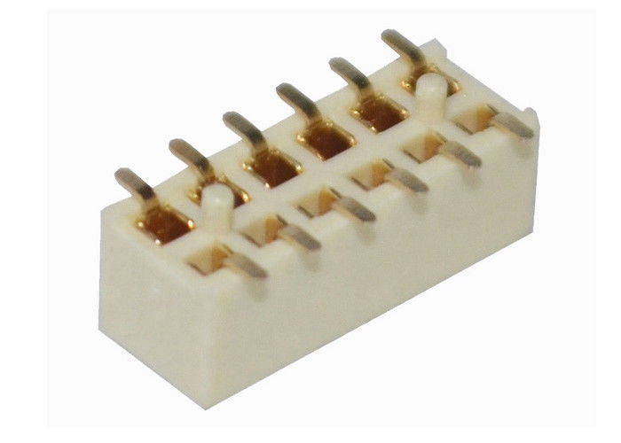 Tipo dual echada de SMT de la fila del conector femenino del PWB del conector del jefe de 12 Pin de 2.0m m