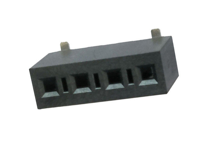 Tipo conector femenino 3.96m m de SMT del jefe del Pin a través del plástico del agujero