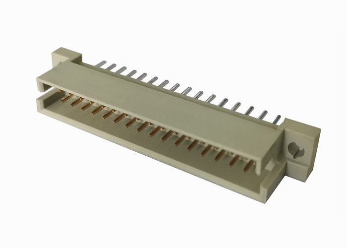 Jefe masculino del PWB del conector recto del estruendo 41612 oro/lata de 180 grados sobre el níquel
