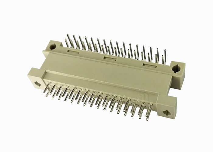 Jefe masculino del PWB del conector recto del estruendo 41612 oro/lata de 180 grados sobre el níquel