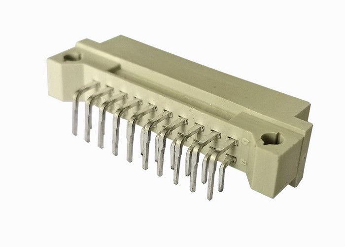 Estruendo doble 41612 del conector del jefe del Pin de la fila jefe de ángulo recto masculino del PWB de 10 Pin