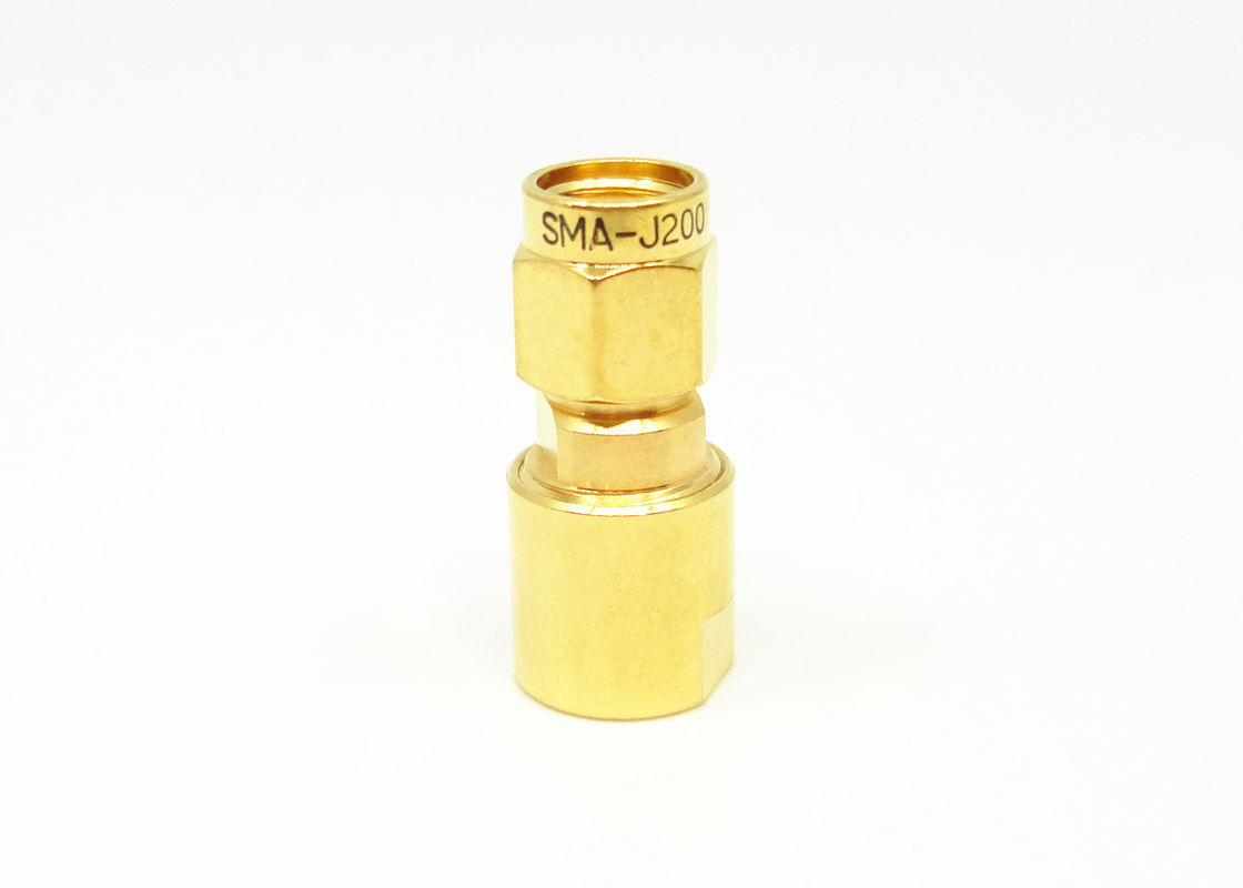 Conector de cobre amarillo del varón SMA del mini tamaño para el cable de LMR200 MF147B CXN3449
