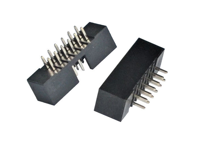 Zócalo recto del Pin de la echada 2x12 del grado 2.0m m del conector 180 del jefe de la caja del PWB de IDC