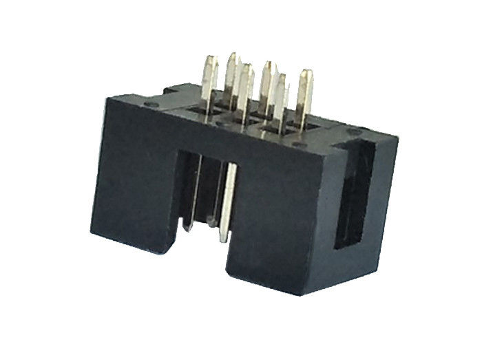 180 tipo recto del Pin de la echada 6 de la INMERSIÓN 2.54m m del conector del jefe de la caja del grado