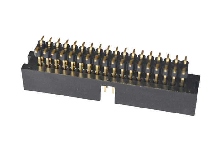 jefe de la caja plástica 3.0AMP 2,54 milímetros de tipo flash de SMT del oro del tablero del PWB
