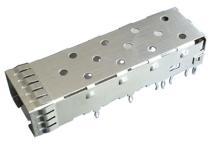 Diseño del pie del puerto 3D del conector 1 x 1 de la jaula de SFP del alto rendimiento solo 3,05 milímetros