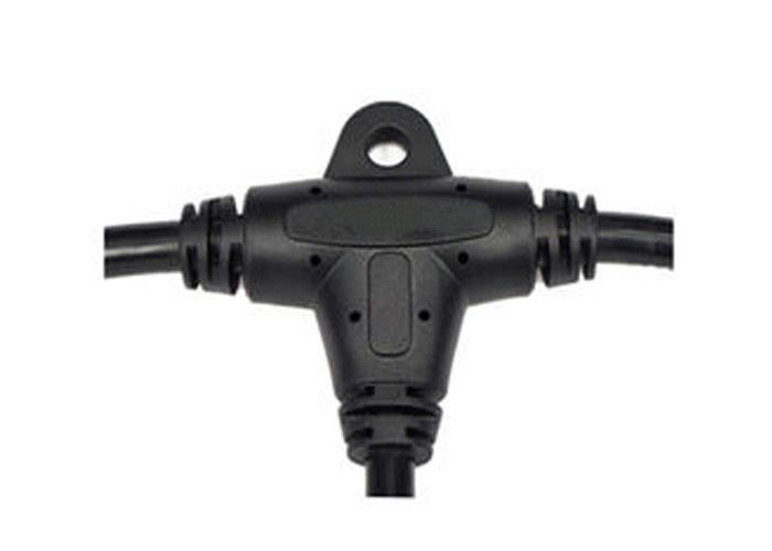 Tipo impermeable eléctrico del conector de cable de 3 maneras T - enchufe del conector del cableado de 2 Pin