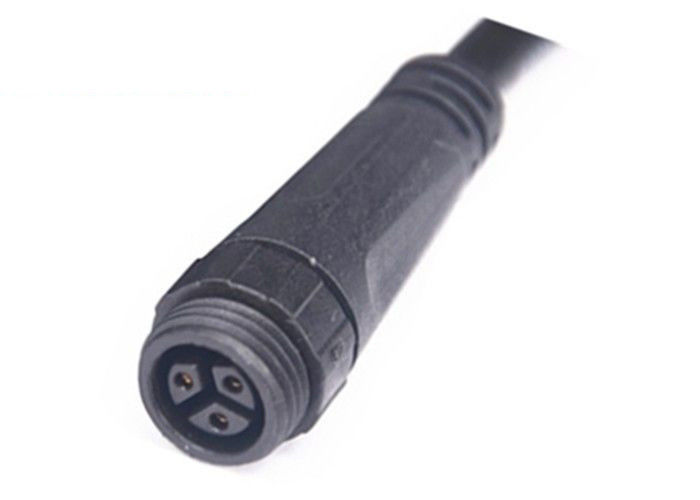 El LED enciende el PVC impermeable del Pin 300V del conector de cable de XLR M16 3/el material de nylon