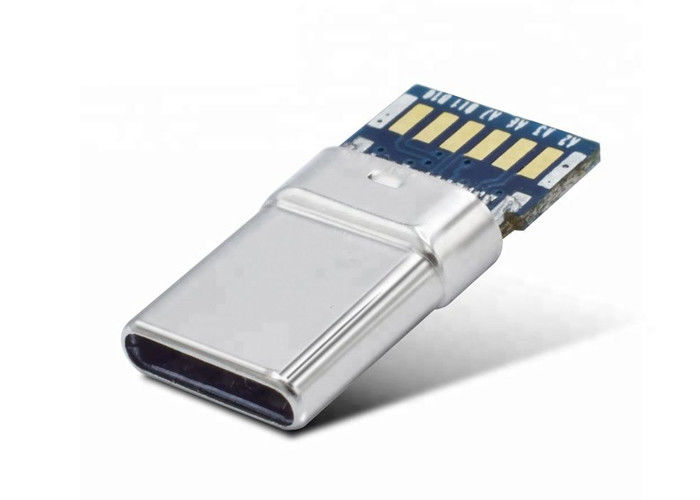 Llano Shell del conector 3.1/3.0/2.0 del USB C con el conector macho del PWB