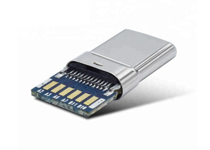 16 conector del Usb 3,1 C del Pin, tipo conector del Usb 3,0 de C con el tablero del PWB