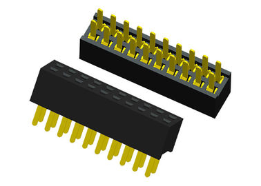 Fila del conector femenino del jefe de 20 Pin sola derecho para el tablero del PWB
